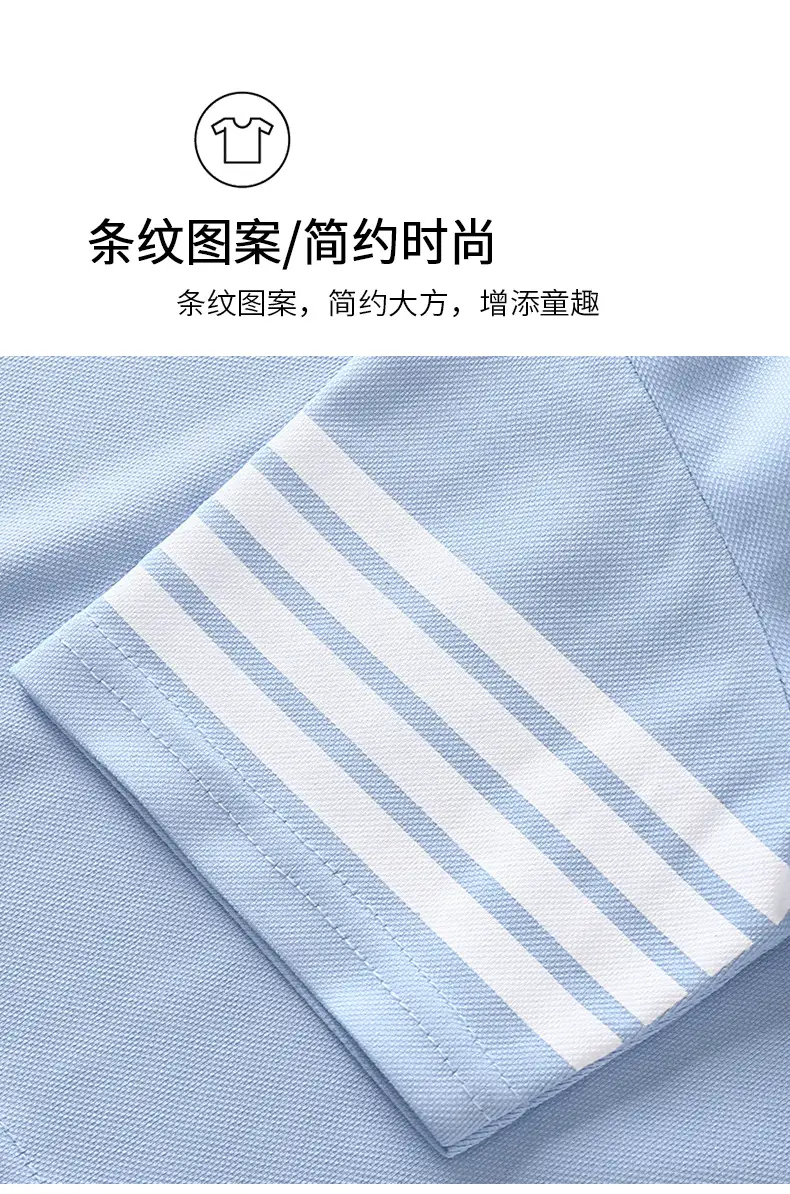 Kids Navy Polo T-Shirt Summer New Arrival — feature 9