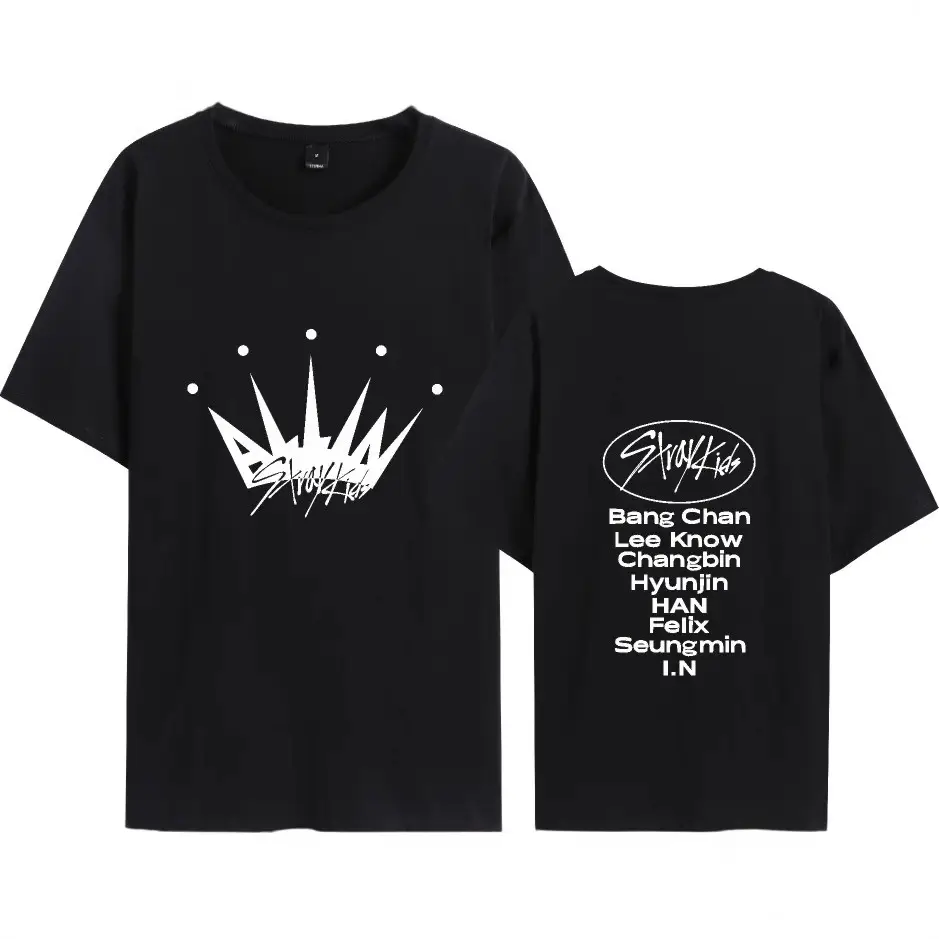 Men Digital Printed Black T-Shirt Set Casual Summer