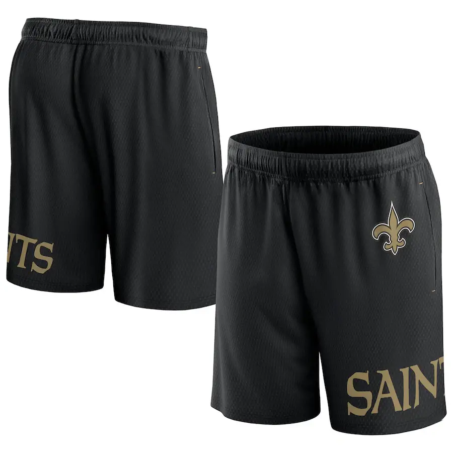 Men's Black Carolina Panthers Mesh Shorts - Image 12