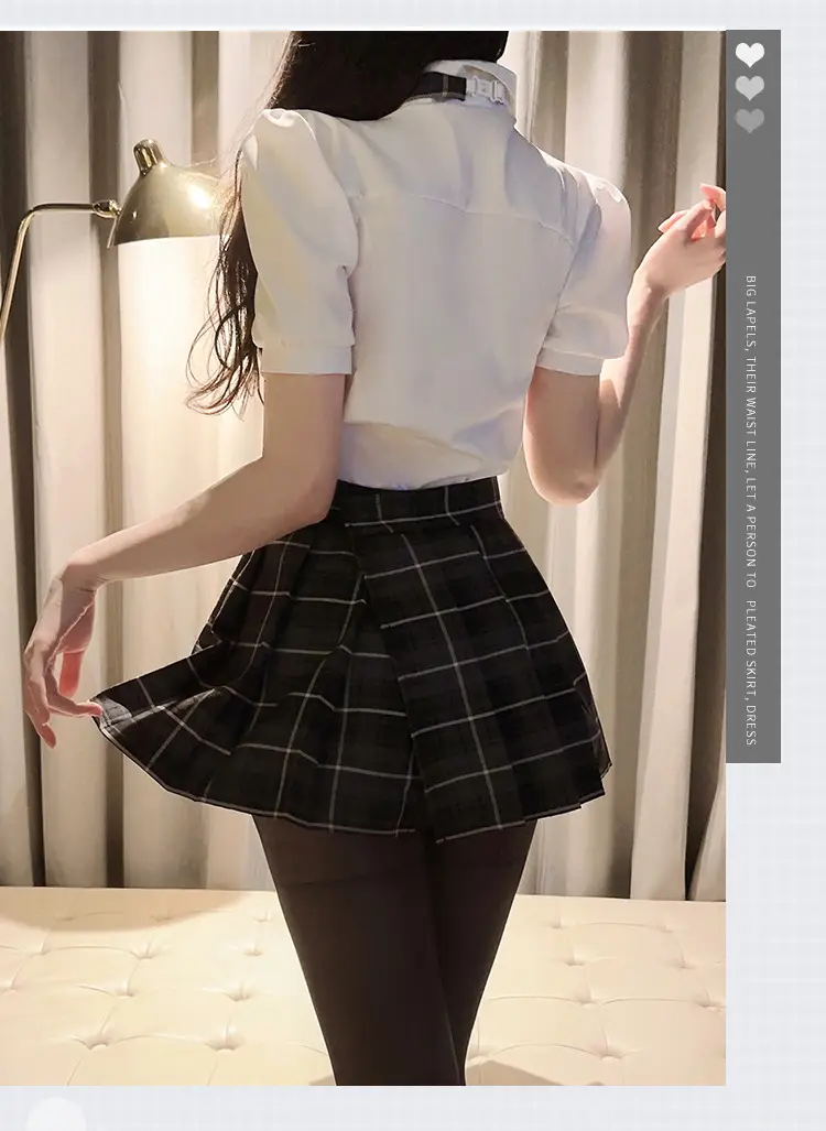 Women's JK Waist Pleated Skirt with Tie Top — feature 12