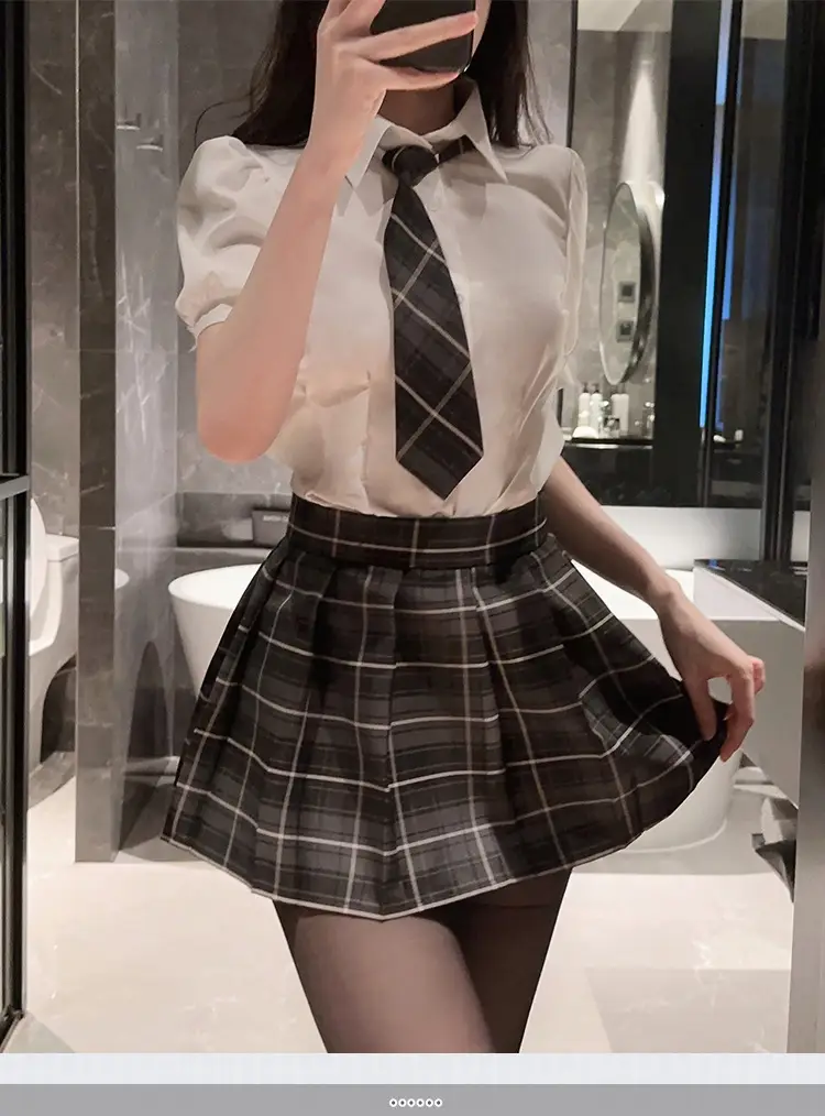 Women's JK Waist Pleated Skirt with Tie Top — feature 13