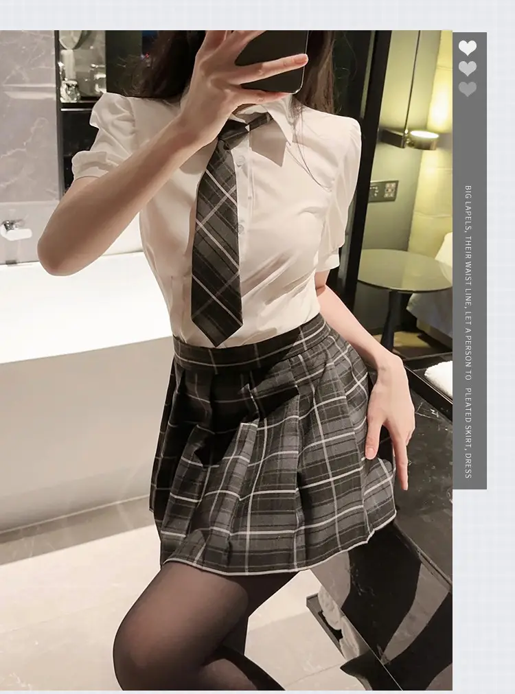 Women's JK Waist Pleated Skirt with Tie Top — feature 7
