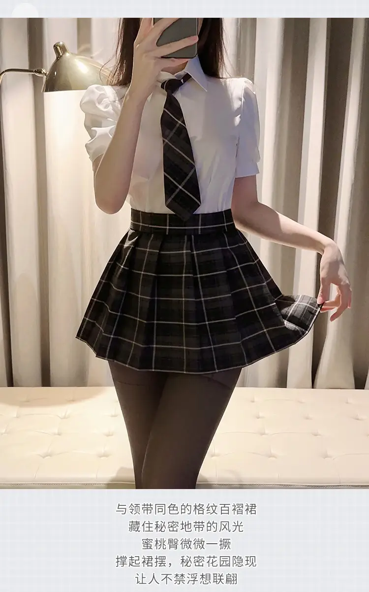 Women's JK Waist Pleated Skirt with Tie Top — feature 8