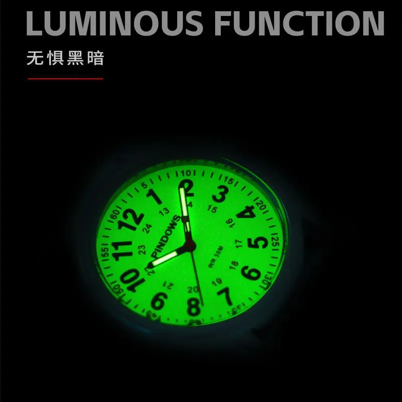 Women Green Silicone Waterproof Watch Quartz 24Hr - Image 15
