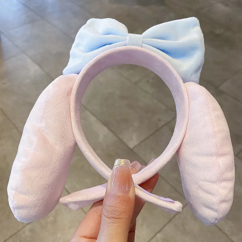 Cute Cartoon Dog Hair Band for Girls Non-Slip Face Band — feature 3