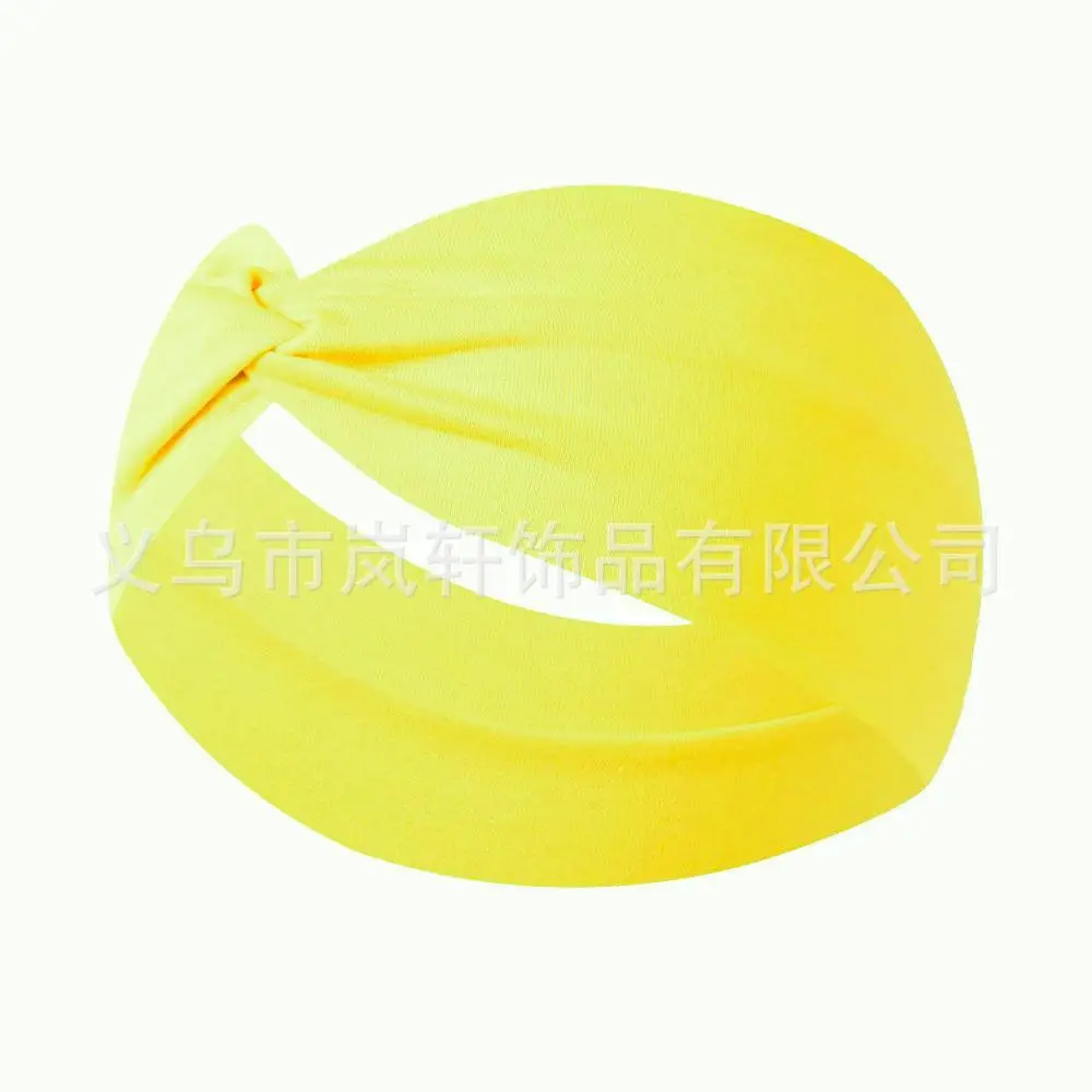 Yellow Elastic Hair Band for Women Yoga Sports — feature 17