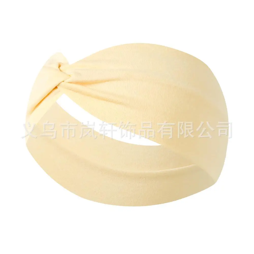Yellow Elastic Hair Band for Women Yoga Sports — feature 24