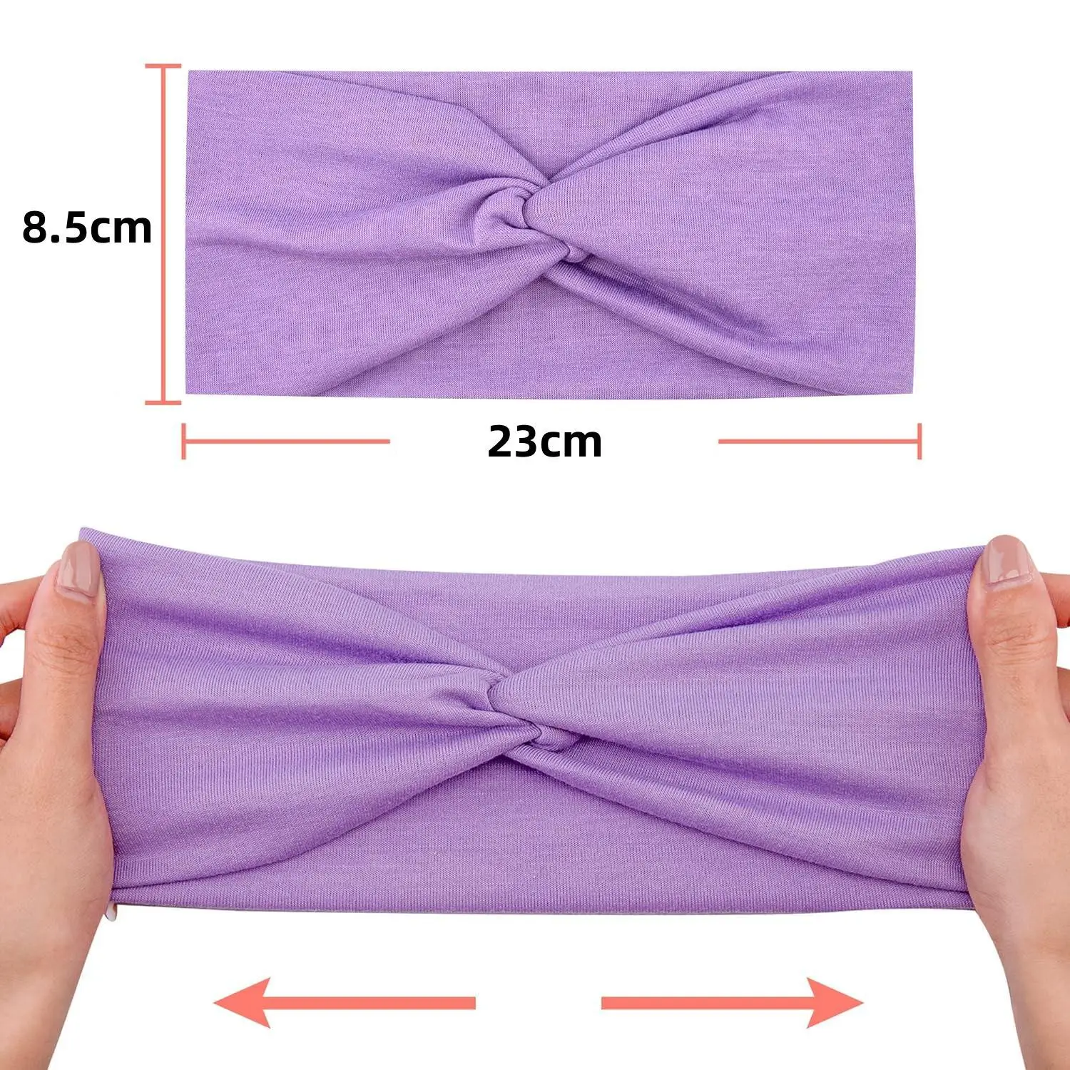 Yellow Elastic Hair Band for Women Yoga Sports — feature 3