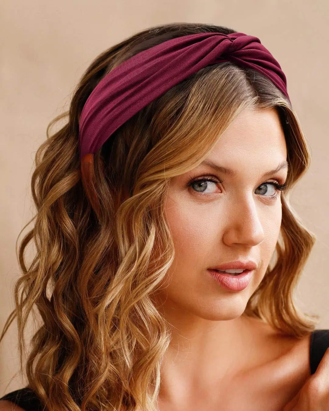 Yellow Elastic Hair Band for Women Yoga Sports — feature 7