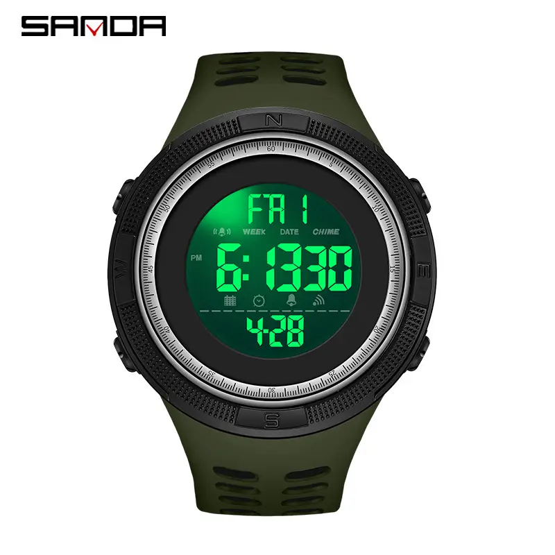 Sanda Multi-functional LED Digital Watch for Men