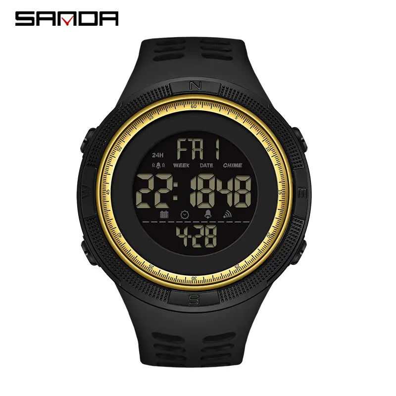 Sanda Multi-functional LED Digital Watch for Men