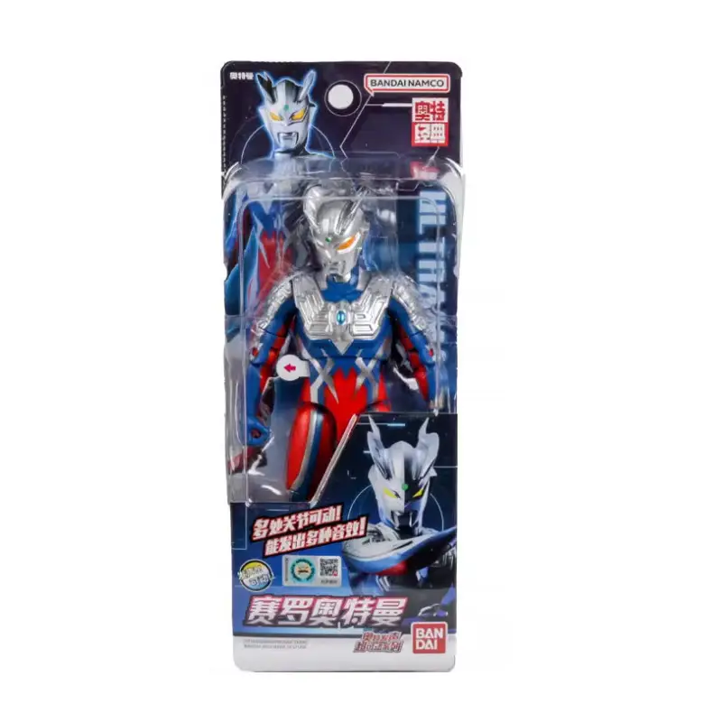 Bandai 17.5cm Super Movable Sound-Equipped Ultraman Tiga, Zero, Trigger, Orb, Zeta Action Figure - Image 5