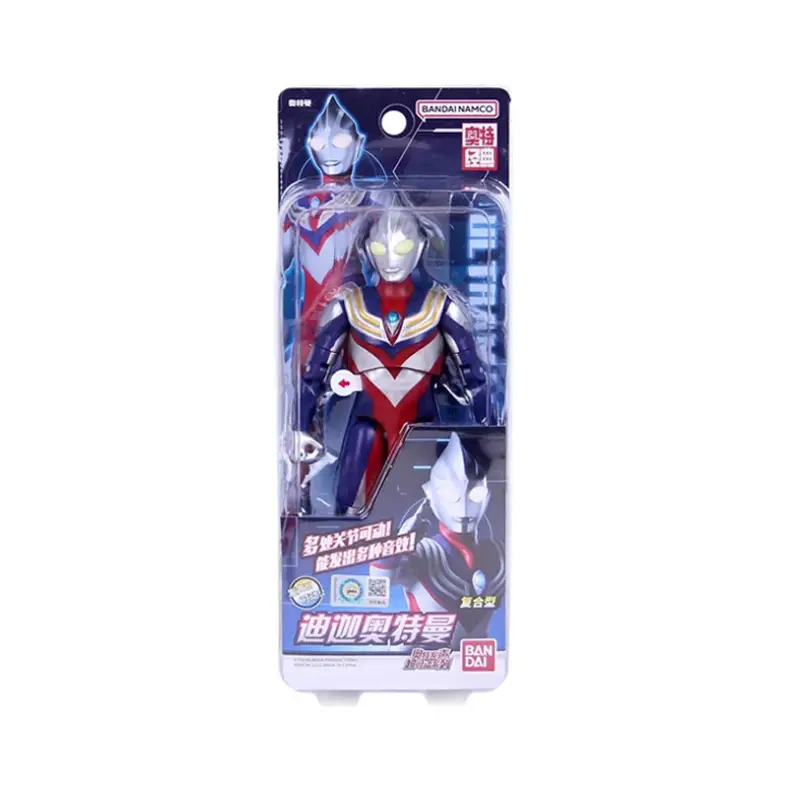 Bandai 17.5cm Super Movable Sound-Equipped Ultraman Tiga, Zero, Trigger, Orb, Zeta Action Figure - Image 6