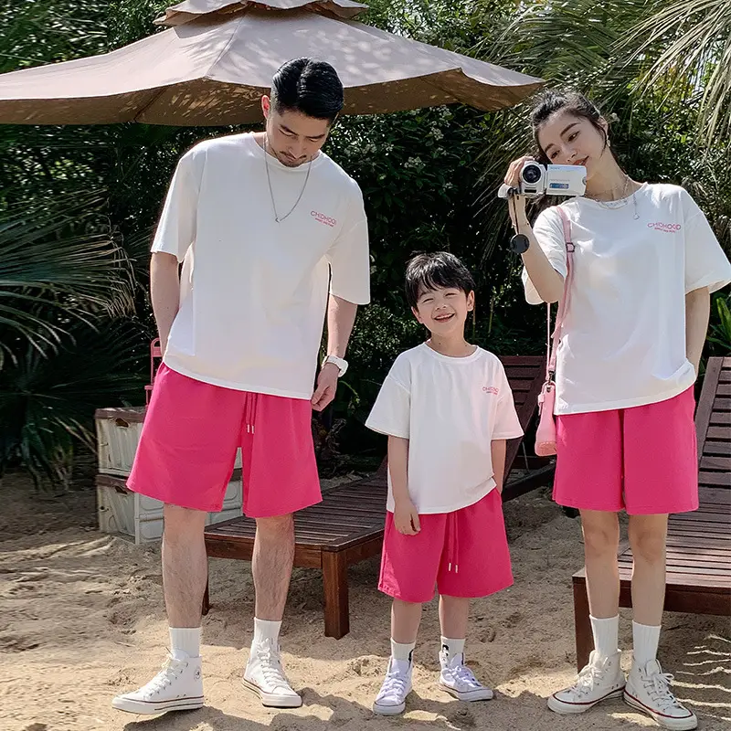 Pink Drawstring Shorts for Kids 2025 Summer - Image 6