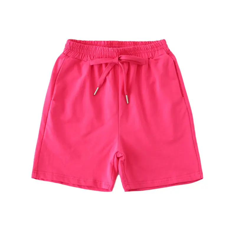 Pink Drawstring Shorts for Kids 2025 Summer - Image 2