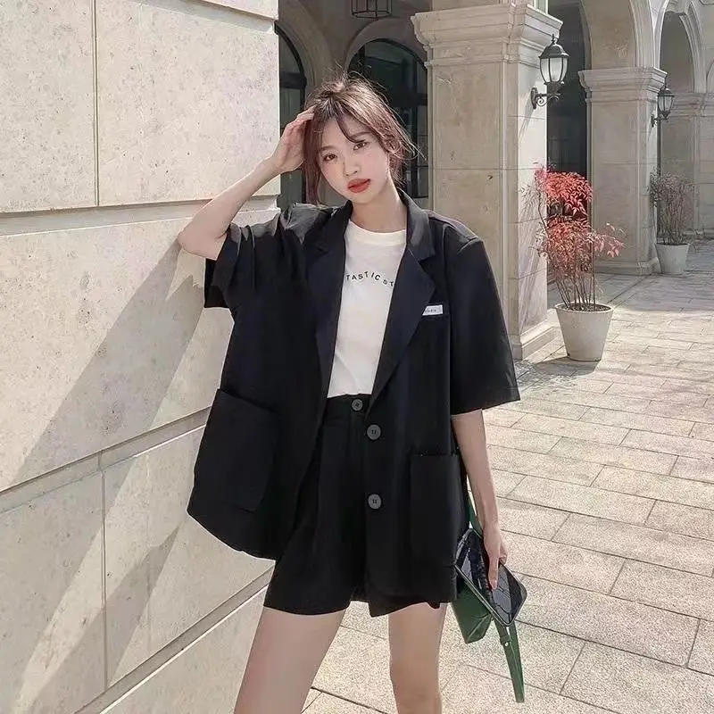 Green Korean Style 2-Piece Women Suit Set — feature 19