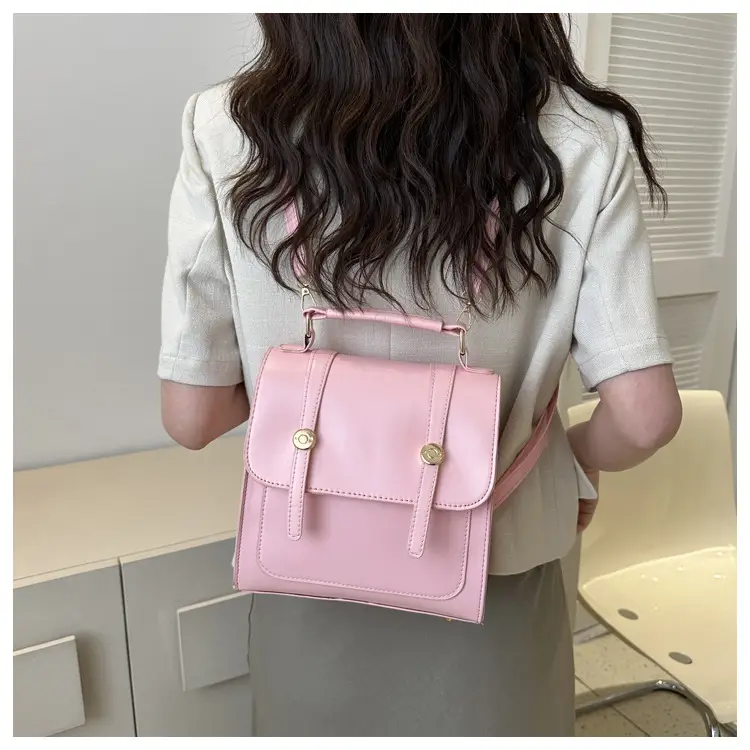 Pink Women's Casual Shoulder Bag 2023 New Style — feature 10