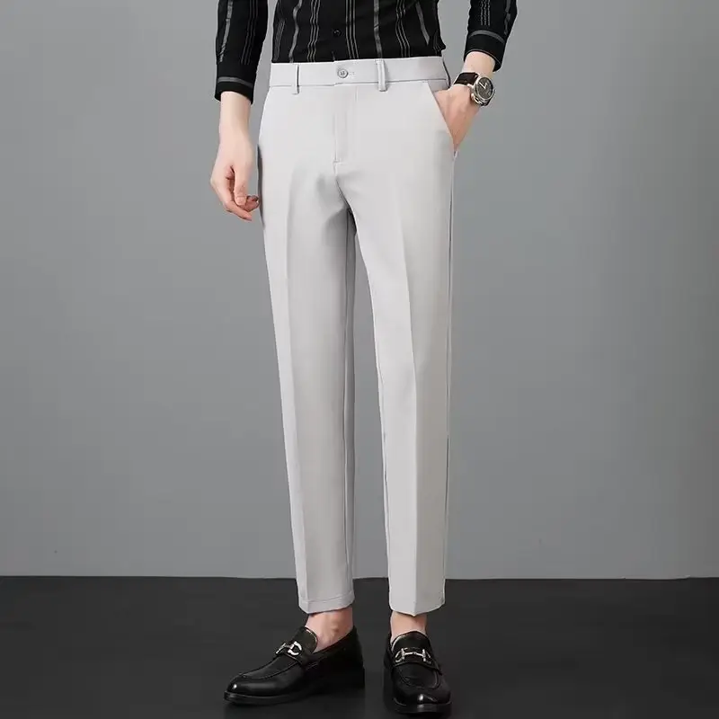 Light gray M01 trousers