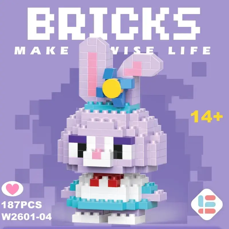 Cute Cartoon Puzzle Building Blocks for Kids