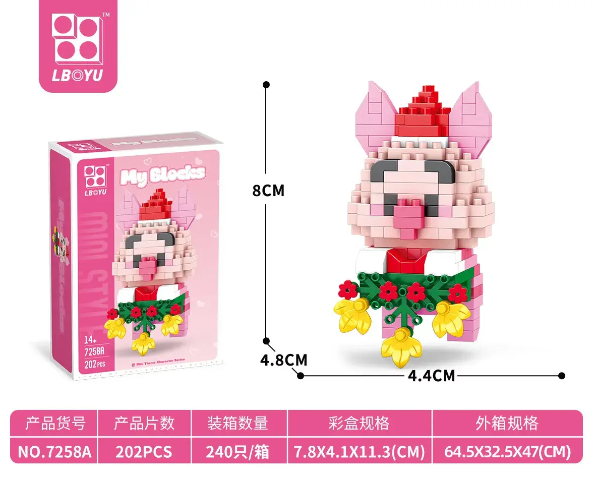 7258A pendant Jiejie pig