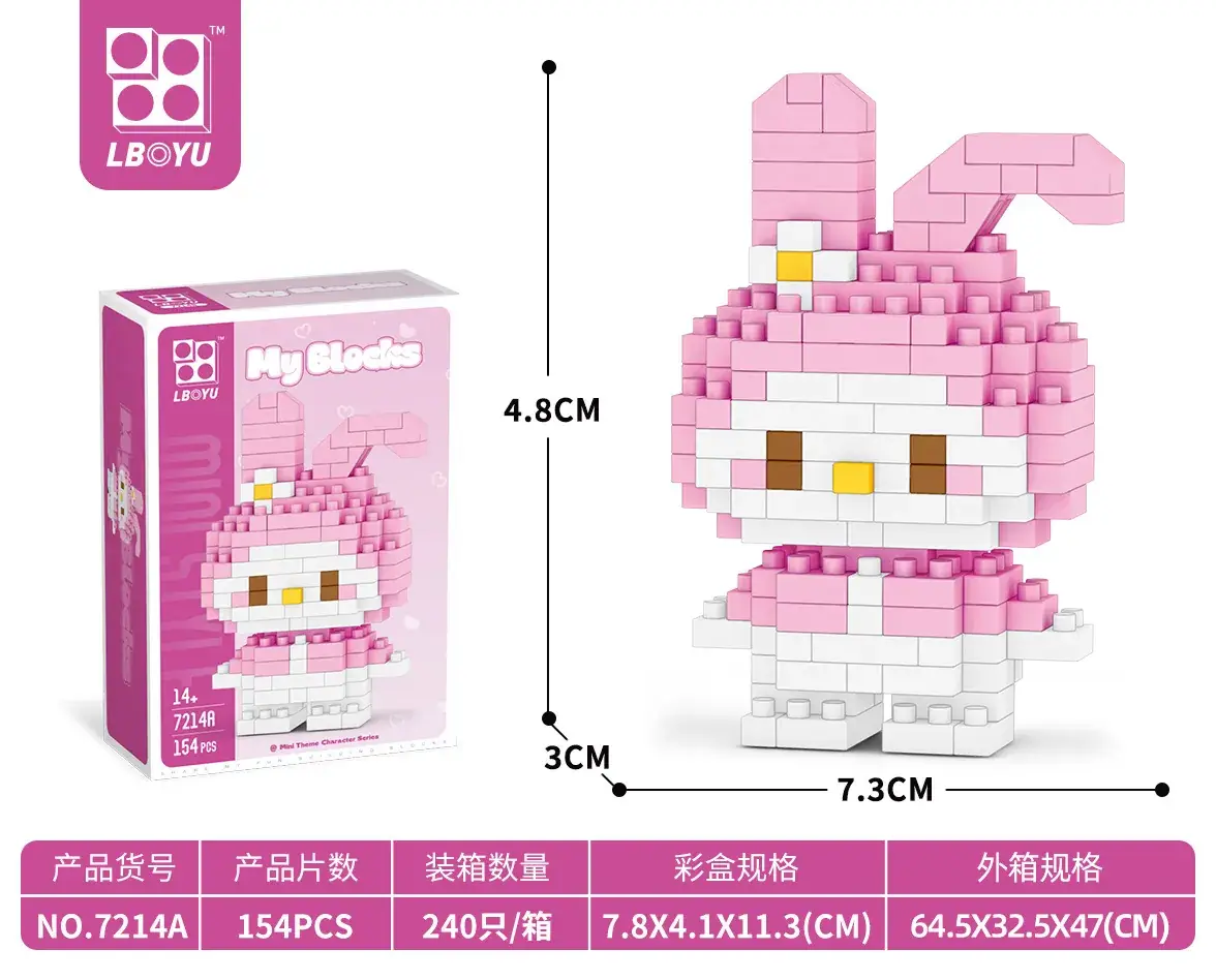 7214A Mini Merlot Rabbit