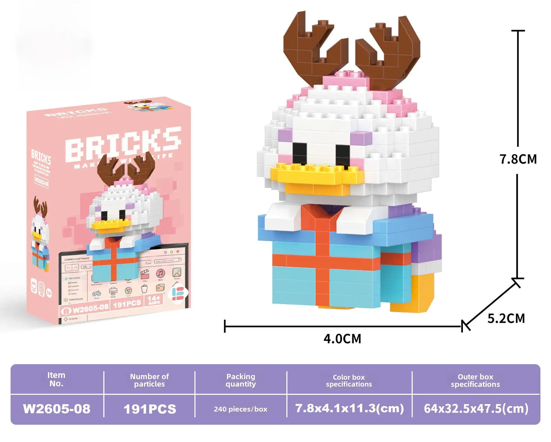 Cute Cartoon Puzzle Building Blocks for Kids