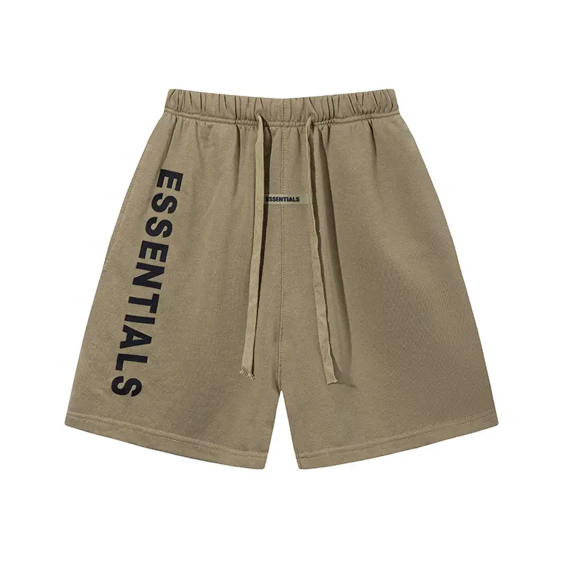 Men White Double Line ESSENTIALS Shorts