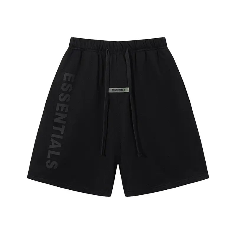 Men White Double Line ESSENTIALS Shorts
