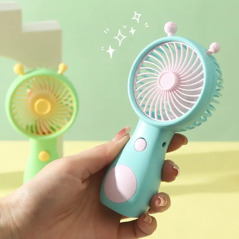 Cute snail handheld small fan mini student usb charging fan outdoor pocket small gift fan