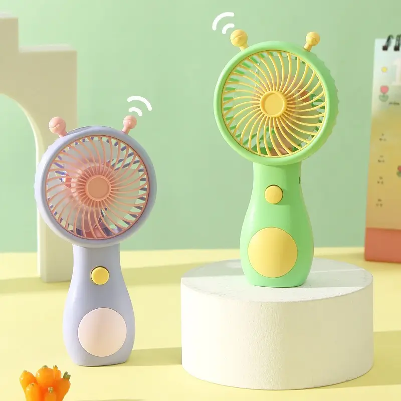 Cute snail handheld small fan mini student usb charging fan outdoor pocket small gift fan