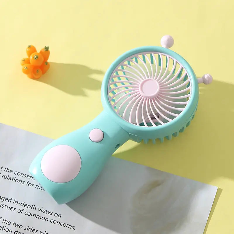 Cute snail handheld small fan mini student usb charging fan outdoor pocket small gift fan