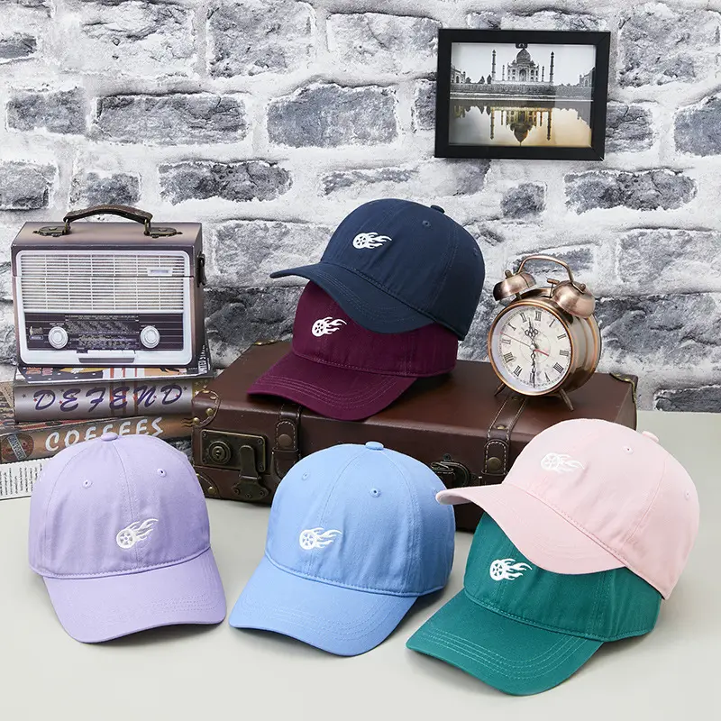 2025 Summer Cotton Ball Caps Women Men Trendy Embroidered - Image 18