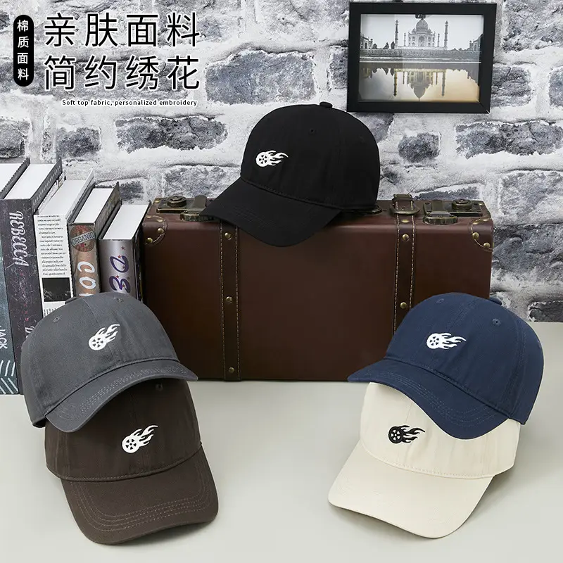 2025 Summer Cotton Ball Caps Women Men Trendy Embroidered - Image 19