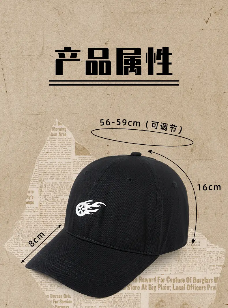 2025 Summer Cotton Ball Caps Women Men Trendy Embroidered — feature 13