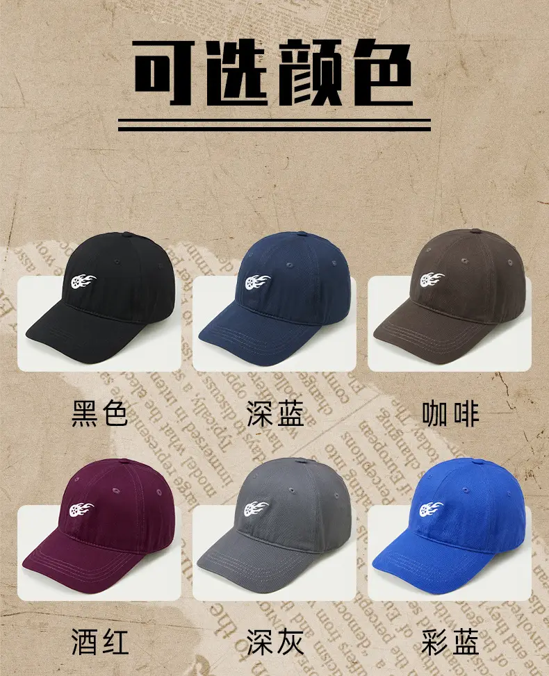 2025 Summer Cotton Ball Caps Women Men Trendy Embroidered — feature 16