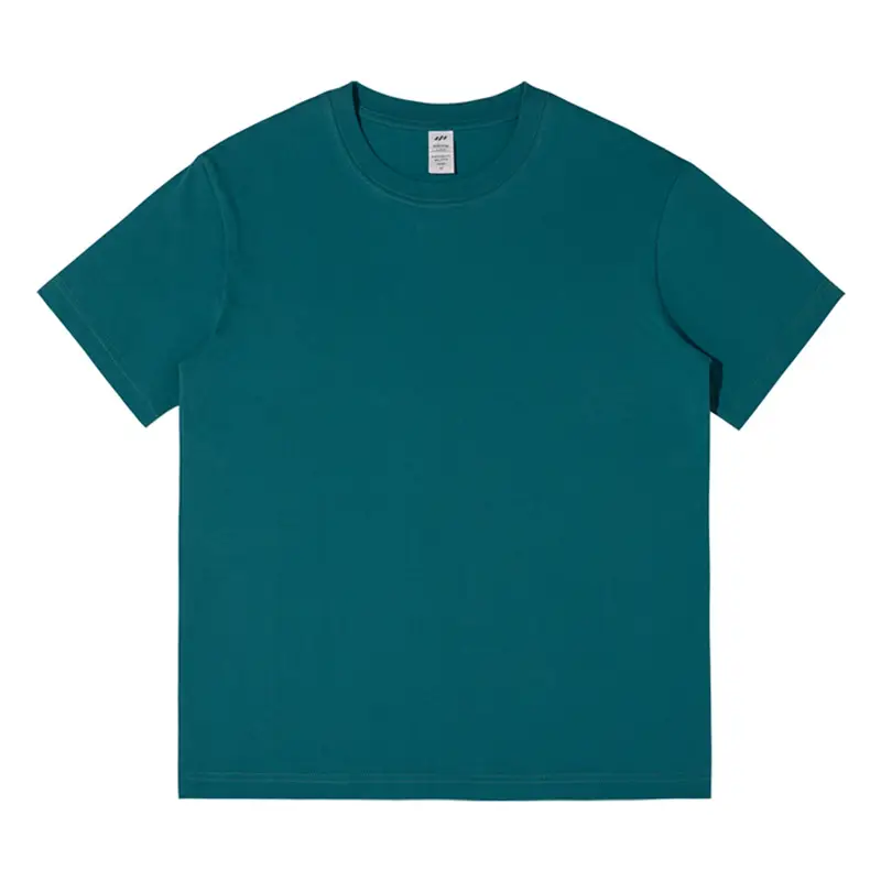 2025 Pure Cotton Navy Round Neck T-Shirt - Image 17