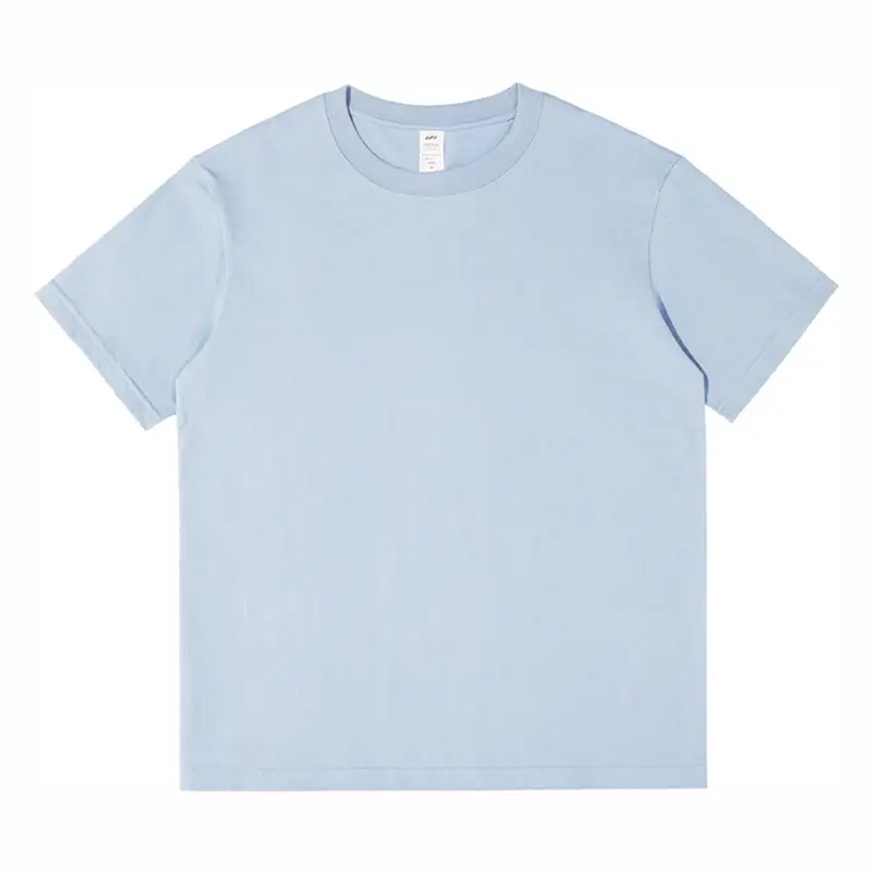 2025 Pure Cotton Navy Round Neck T-Shirt - Image 3