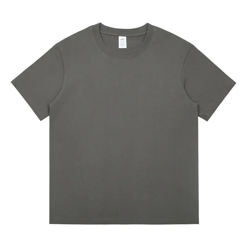 2025 Pure Cotton Navy Round Neck T-Shirt - Image 4