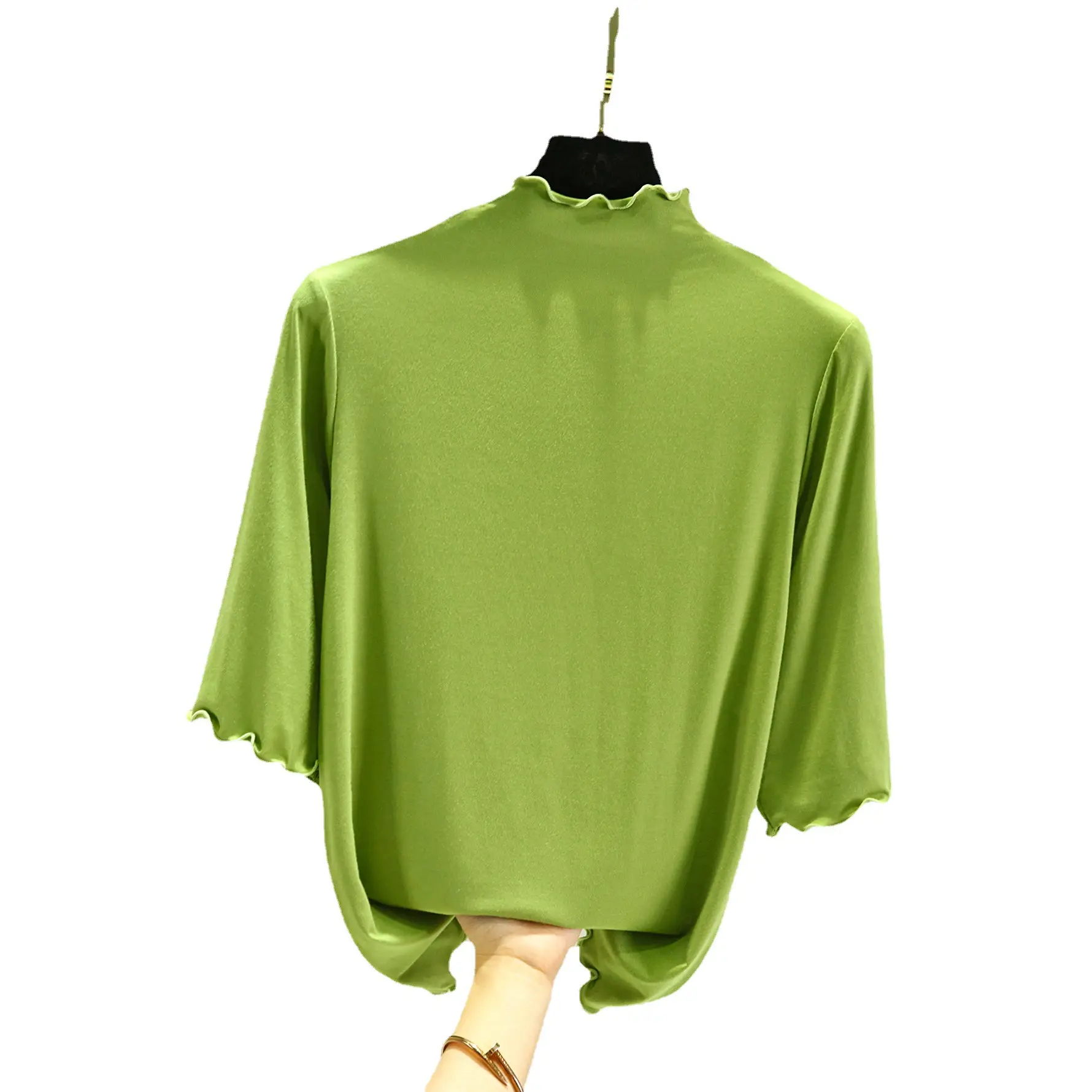 Women's Yellow Modal Muffel T-Shirt Half Sleeve - Image 17