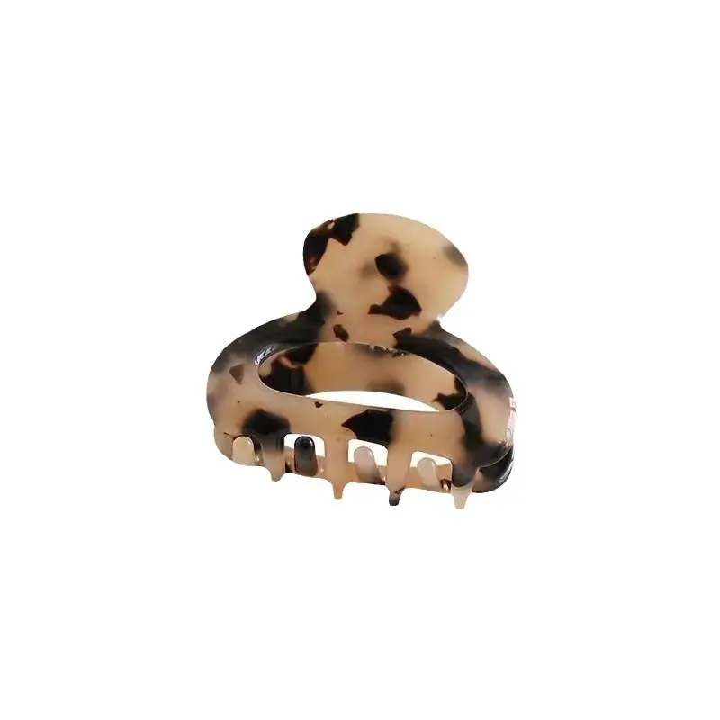 French Acetate Hairpin Retro Hawksbill Color Medium Hair Clip - Image 69