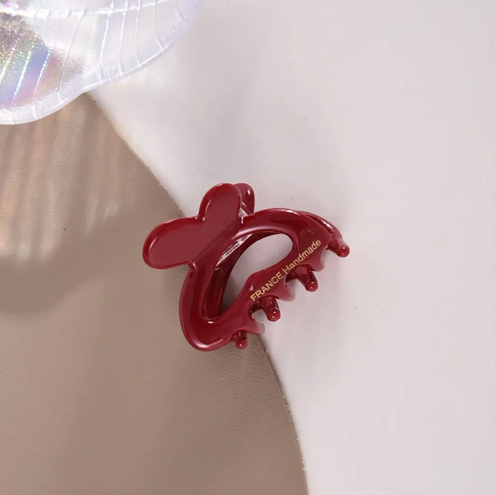 French Acetate Hairpin Retro Hawksbill Color Medium Hair Clip - Image 10