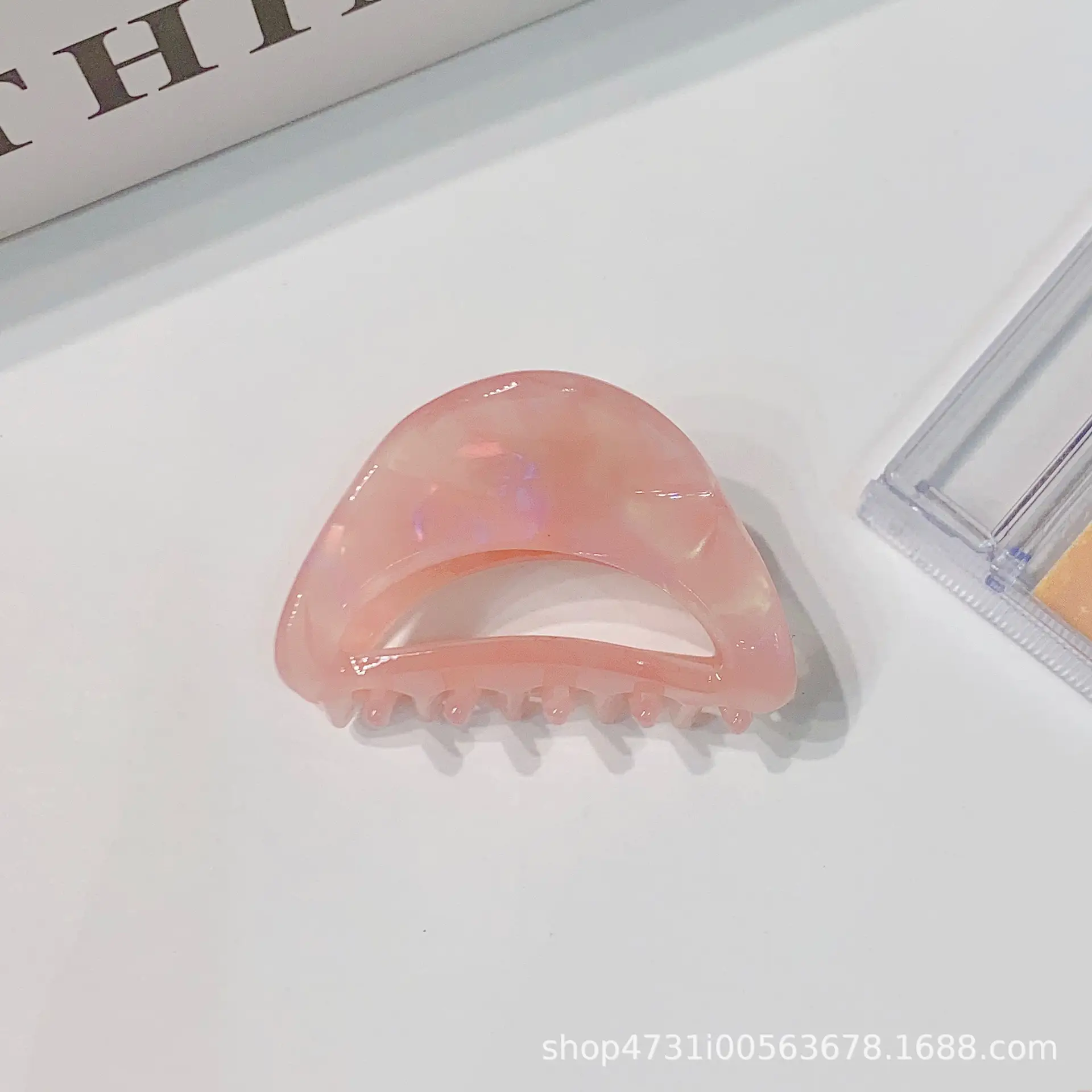French Acetate Hairpin Retro Hawksbill Color Medium Hair Clip - Image 21