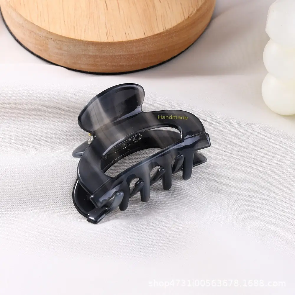 French Acetate Hairpin Retro Hawksbill Color Medium Hair Clip - Image 30