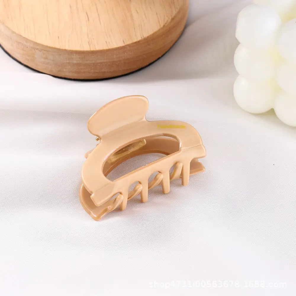 French Acetate Hairpin Retro Hawksbill Color Medium Hair Clip - Image 33