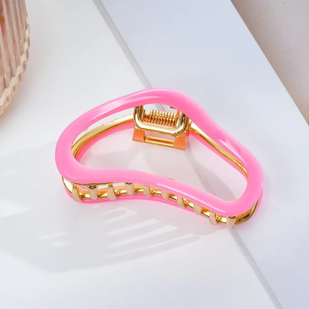 French Acetate Hairpin Retro Hawksbill Color Medium Hair Clip - Image 54