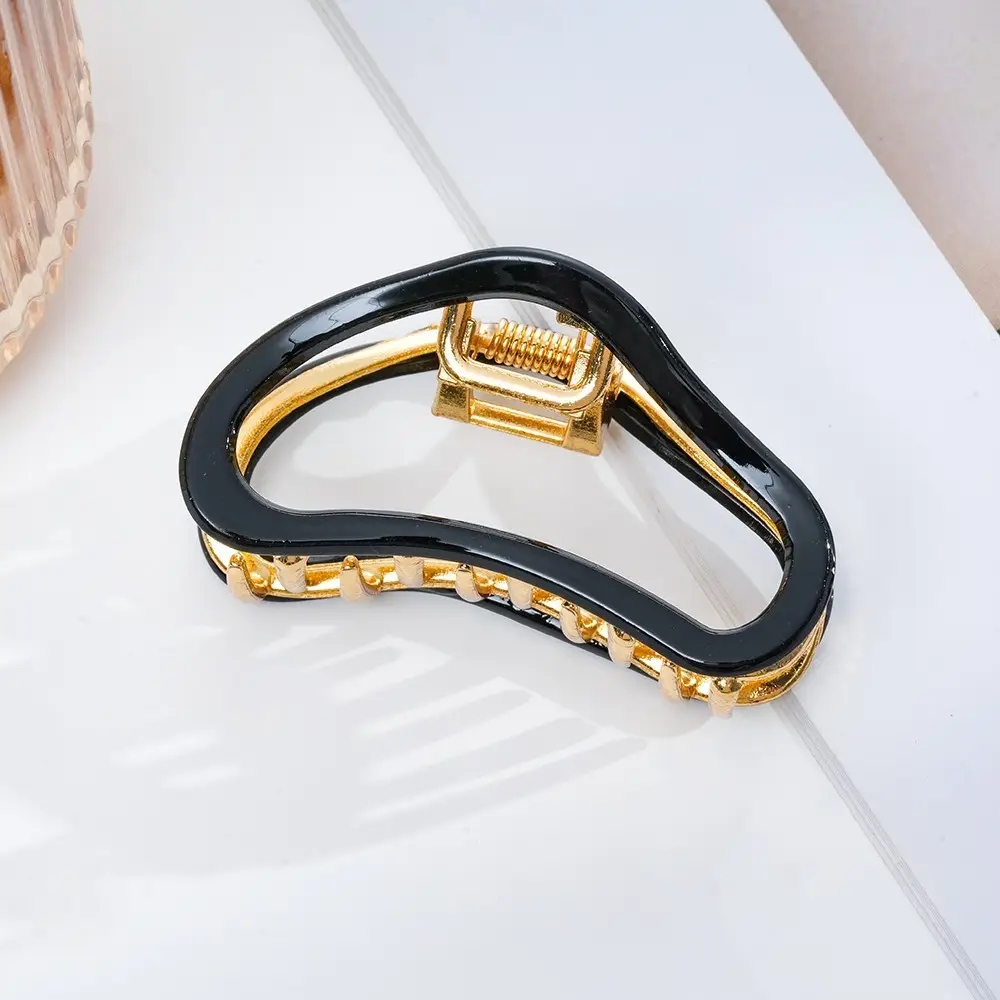 French Acetate Hairpin Retro Hawksbill Color Medium Hair Clip - Image 55