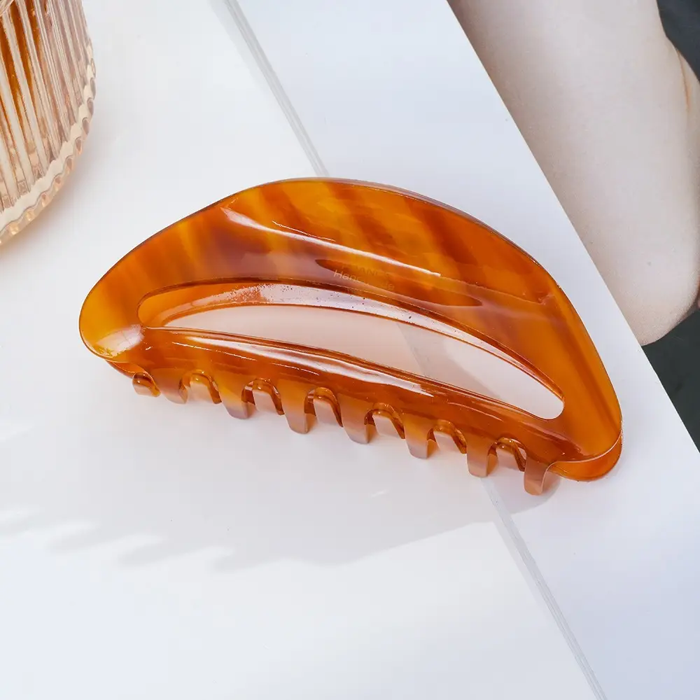 French Acetate Hairpin Retro Hawksbill Color Medium Hair Clip - Image 60