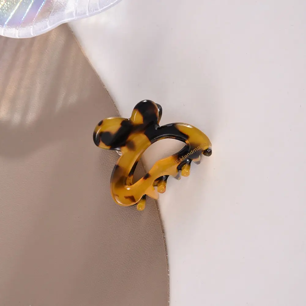 French Acetate Hairpin Retro Hawksbill Color Medium Hair Clip - Image 8