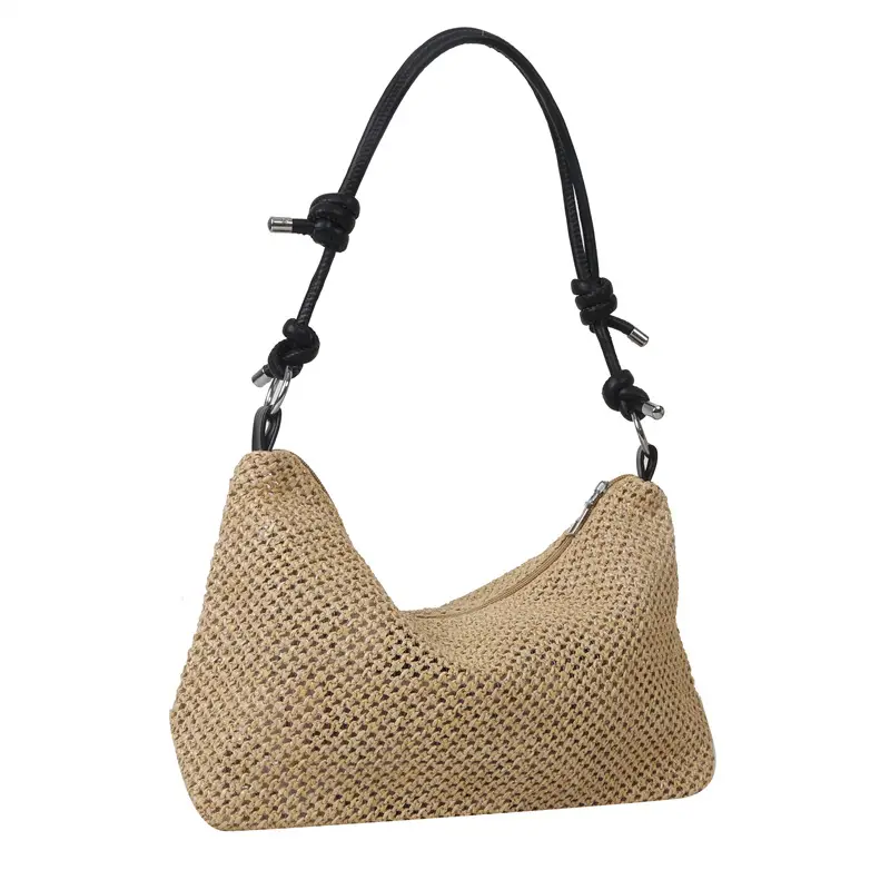 Women's Straw Woven Shoulder Bag Summer 2023 - Image 9