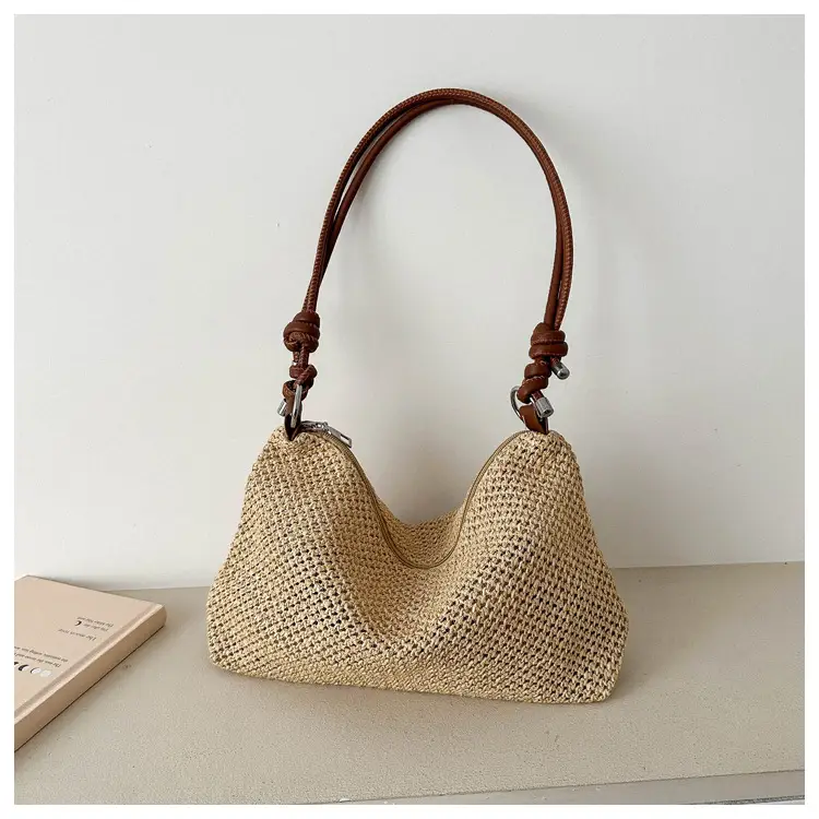 Women's Straw Woven Shoulder Bag Summer 2023 — feature 19